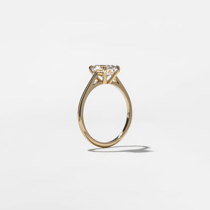 1.25 CT Round Solitaire Lab Grown Diamond Engagement Ring