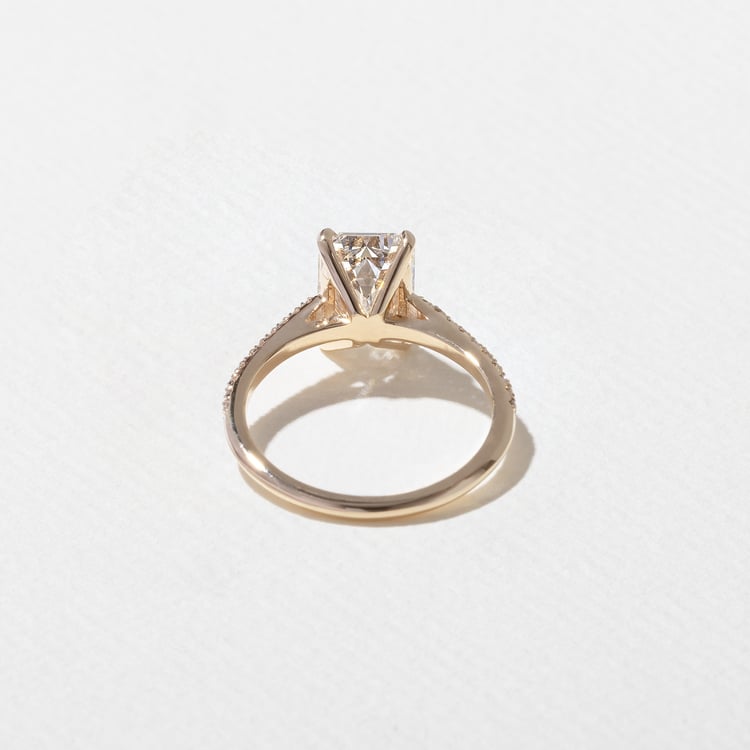 2 CT Round Halo & Pave Lab Grown Diamond Engagement Ring