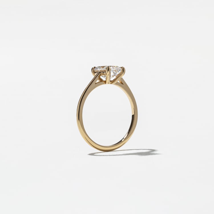 2 CT Round Halo & Pave Lab Grown Diamond Engagement Ring