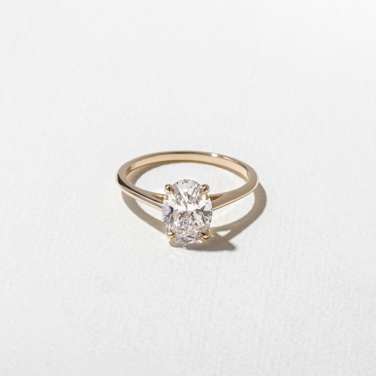 2 CT Round Halo & Pave Lab Grown Diamond Engagement Ring