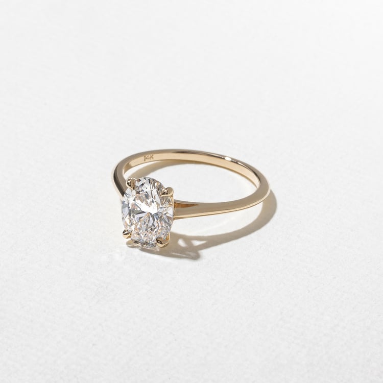 2 CT Round Halo & Pave Lab Grown Diamond Engagement Ring