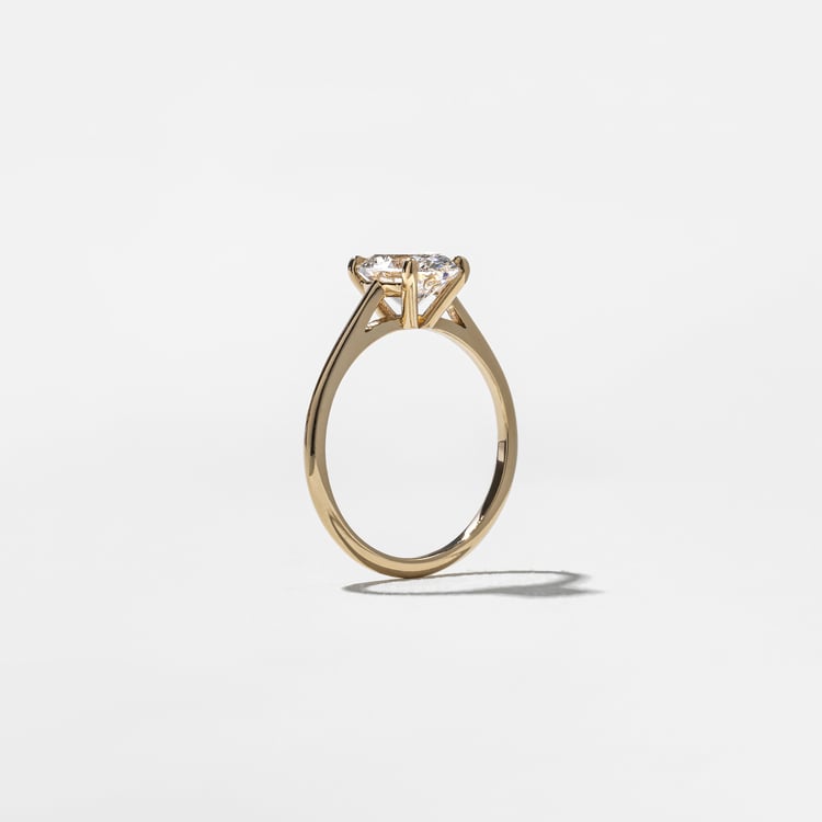 2 CT Round Halo & Pave Lab Grown Diamond Engagement Ring