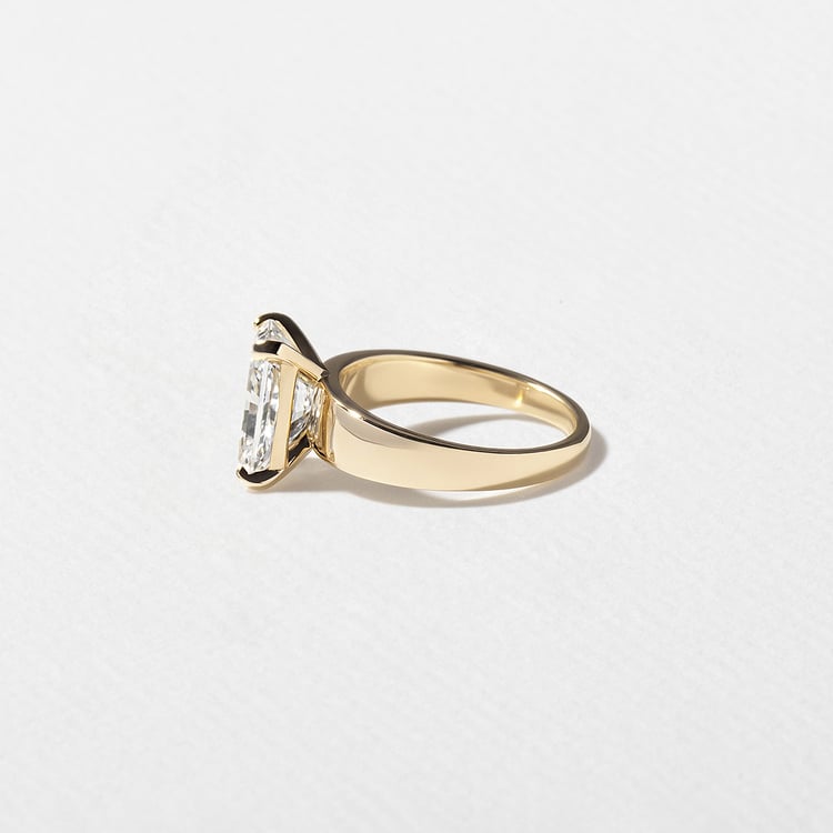 2 CT Round Halo & Pave Lab Grown Diamond Engagement Ring