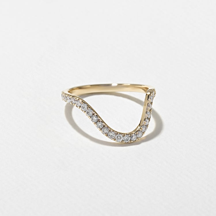 0.15 TCW Round Milgrain Lab Grown Diamond Wedding Band
