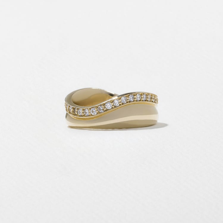 0.15 TCW Round Milgrain Lab Grown Diamond Wedding Band