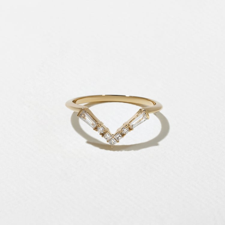 0.15 TCW Round Milgrain Lab Grown Diamond Wedding Band