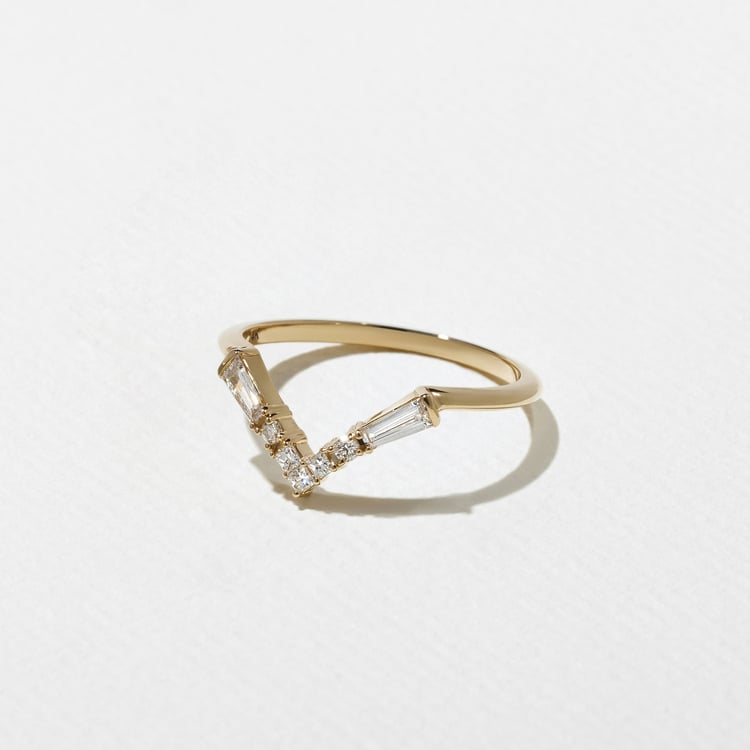 0.15 TCW Round Milgrain Lab Grown Diamond Wedding Band