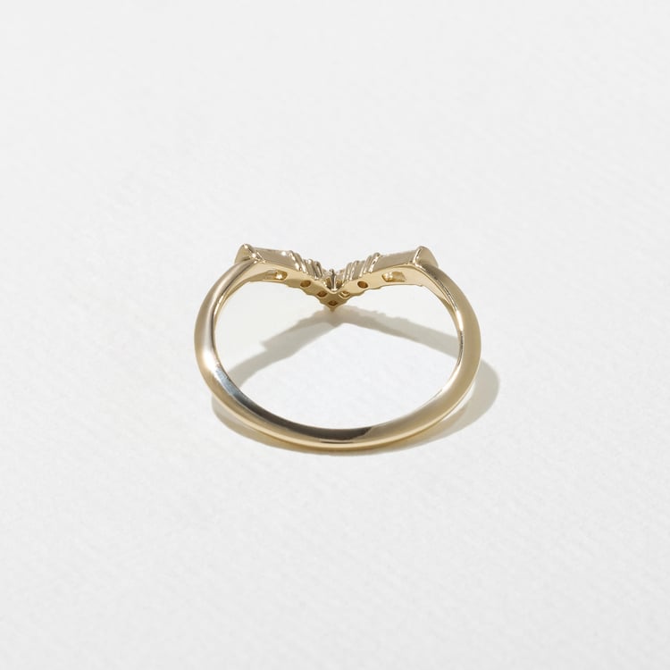 0.15 TCW Round Milgrain Lab Grown Diamond Wedding Band