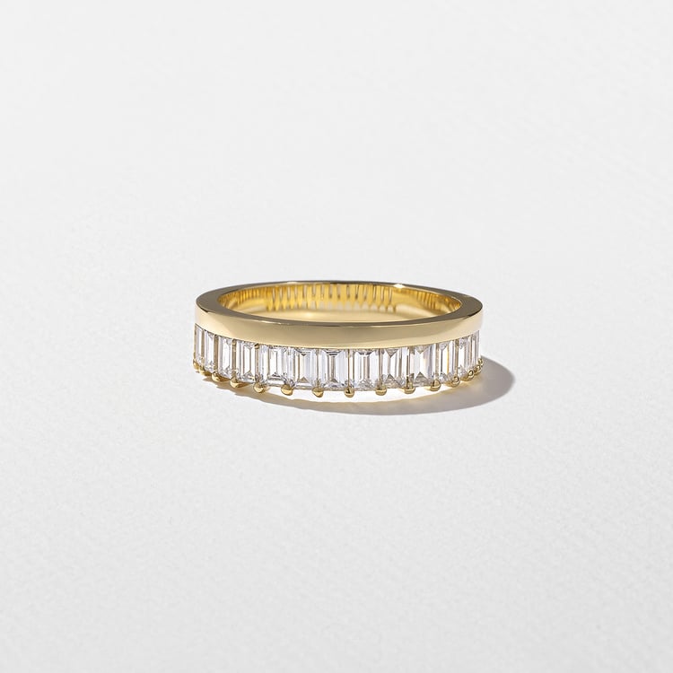 0.15 TCW Round Milgrain Lab Grown Diamond Wedding Band