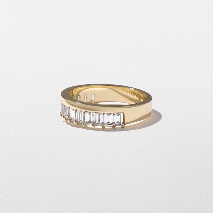 0.15 TCW Round Milgrain Lab Grown Diamond Wedding Band