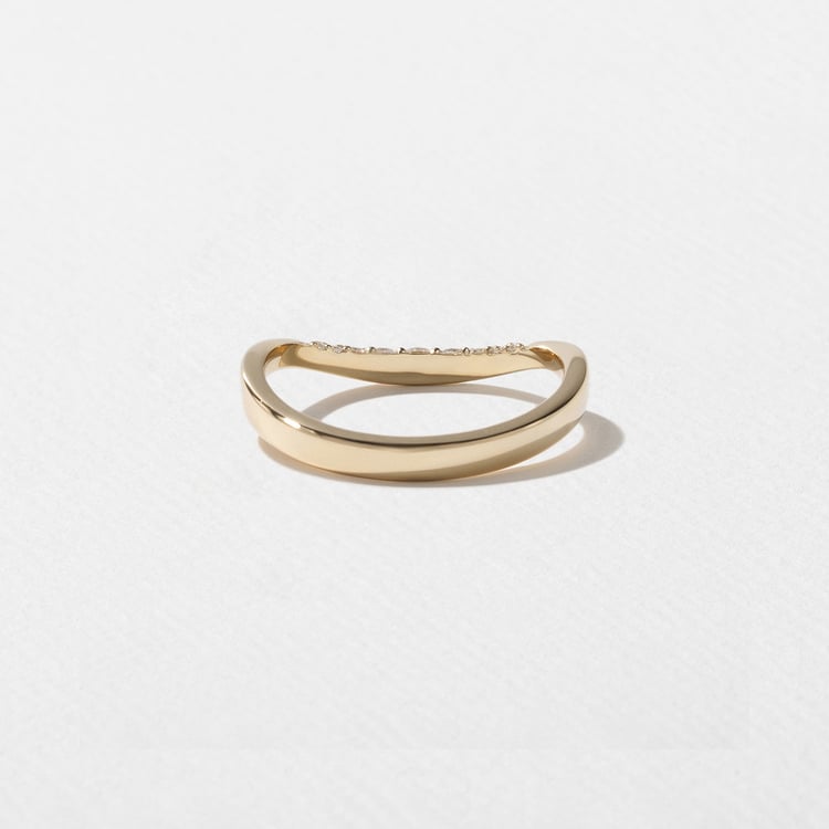 0.15 TCW Round Milgrain Lab Grown Diamond Wedding Band