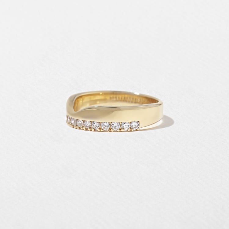 0.15 TCW Round Milgrain Lab Grown Diamond Wedding Band