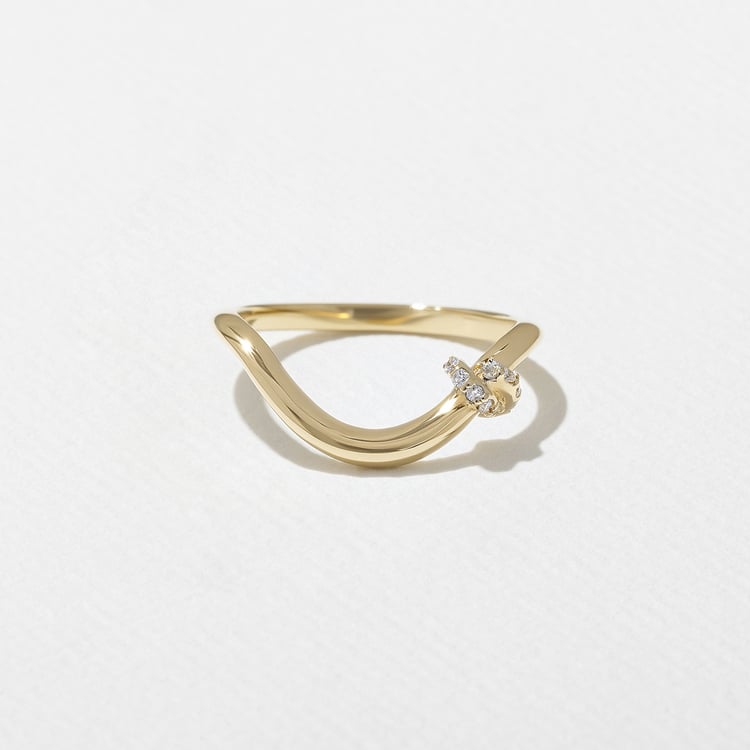 0.15 TCW Round Milgrain Lab Grown Diamond Wedding Band