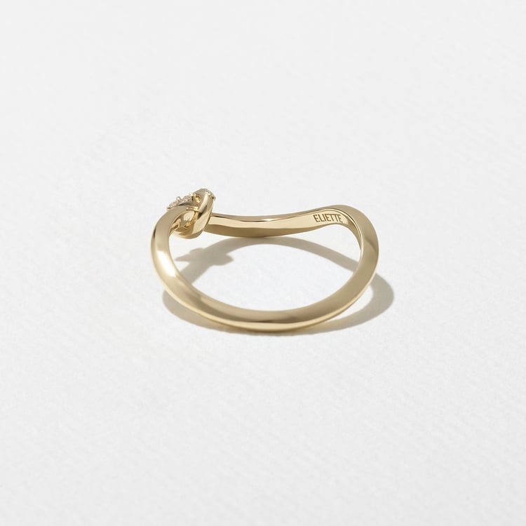 0.15 TCW Round Milgrain Lab Grown Diamond Wedding Band