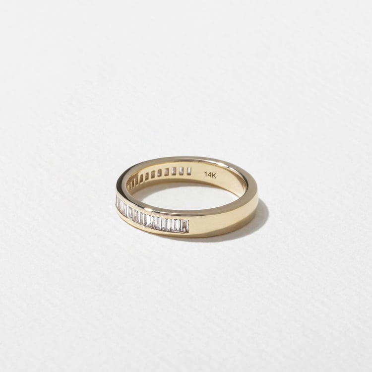 0.15 TCW Round Milgrain Lab Grown Diamond Wedding Band
