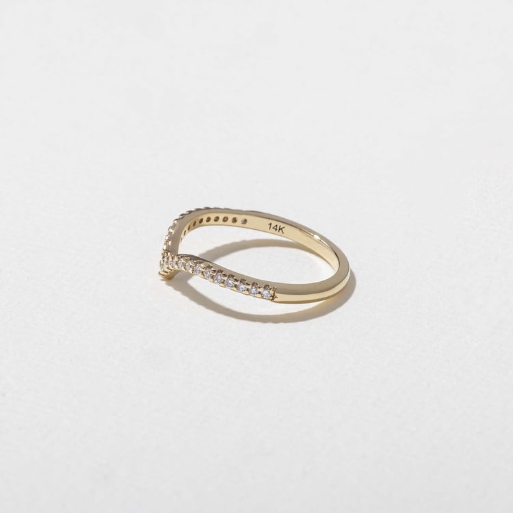 0.15 TCW Round Milgrain Lab Grown Diamond Wedding Band
