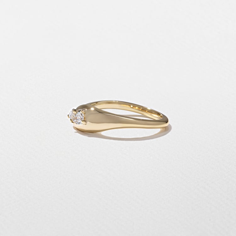 0.15 TCW Round Milgrain Lab Grown Diamond Wedding Band