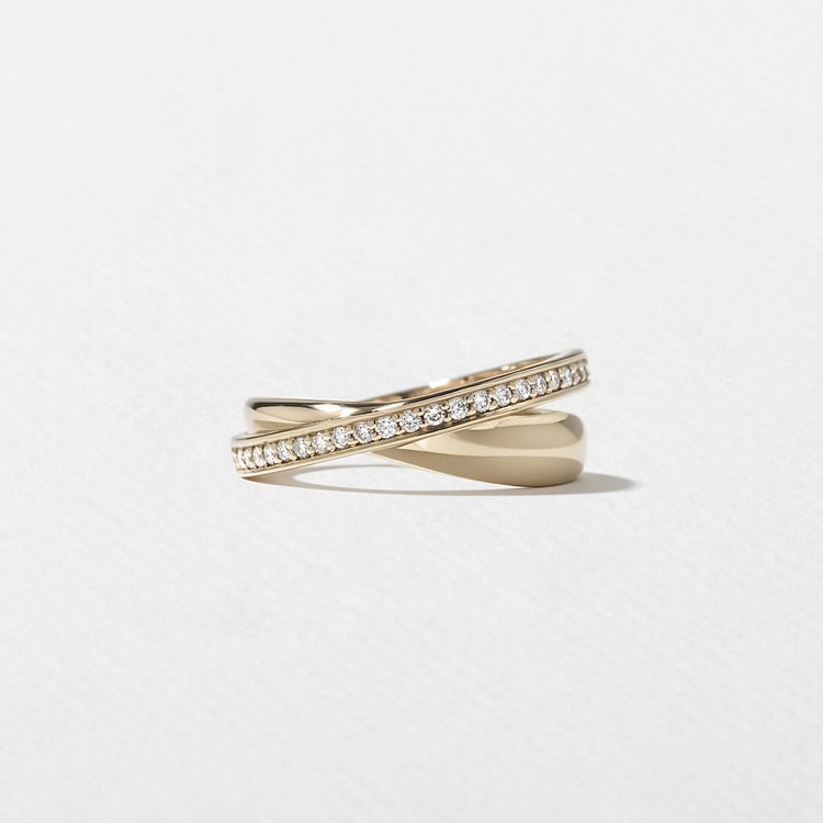 0.15 TCW Round Milgrain Lab Grown Diamond Wedding Band
