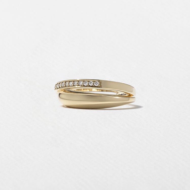 0.15 TCW Round Milgrain Lab Grown Diamond Wedding Band
