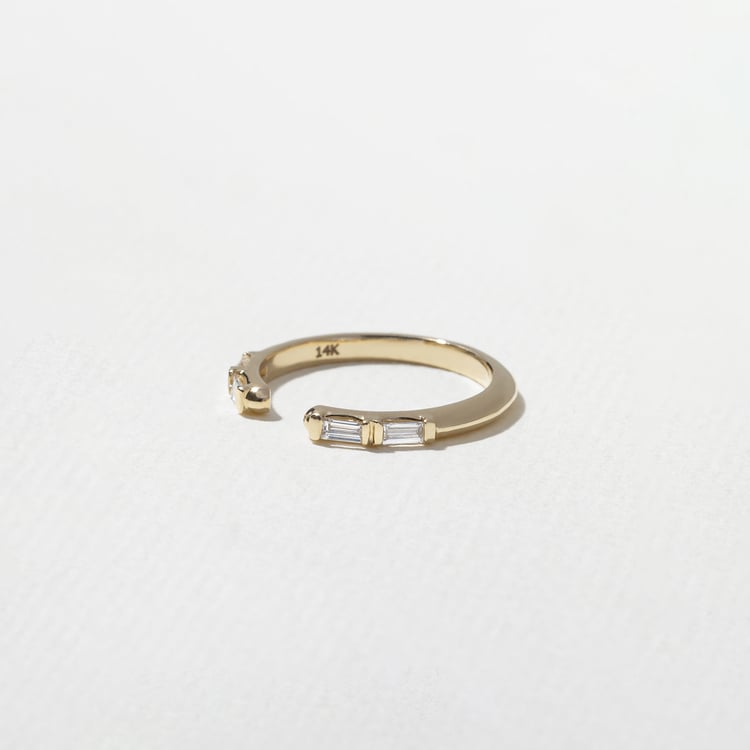 0.15 TCW Round Milgrain Lab Grown Diamond Wedding Band