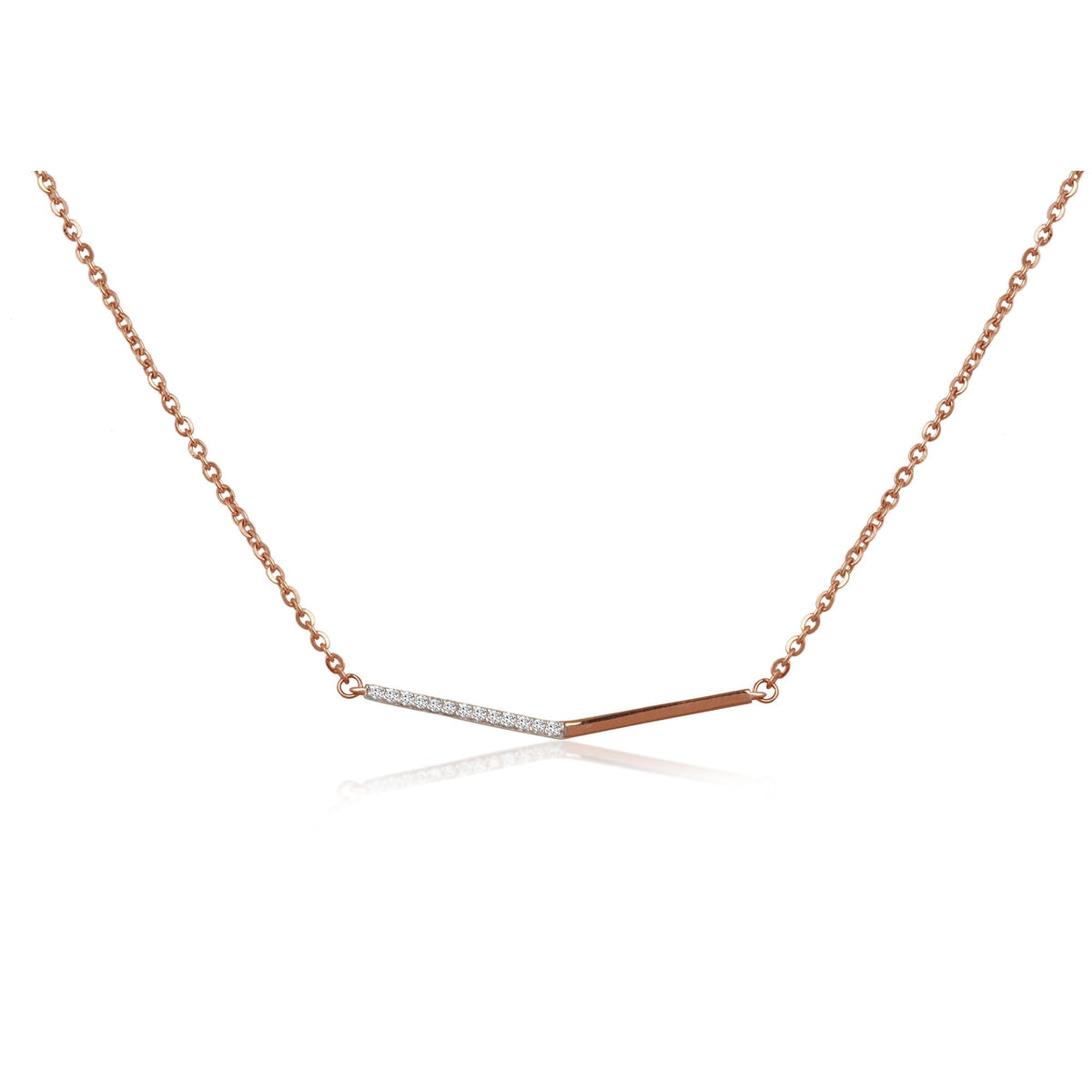 0.8 TCW Round Lab Grown Diamond Pendant Necklace