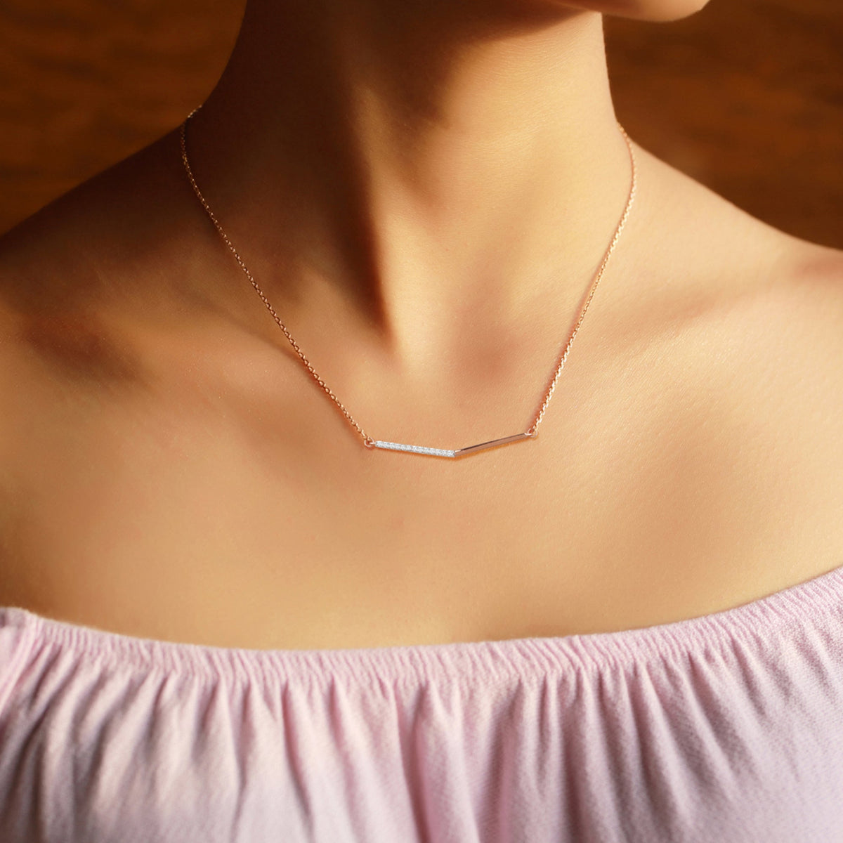 0.8 TCW Round Lab Grown Diamond Pendant Necklace