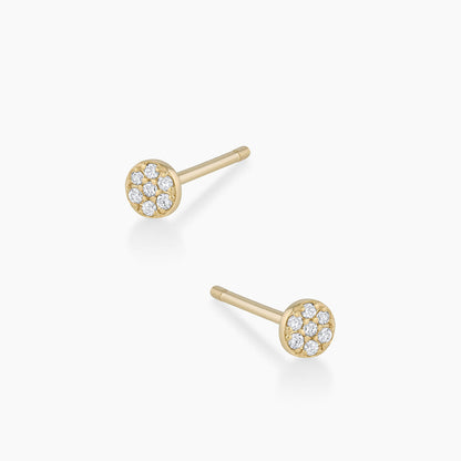 0.07 TCW Round Lab Grown Diamond Stud Earrings
