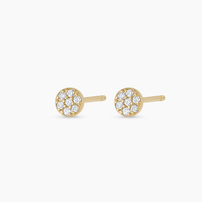 0.07 TCW Round Lab Grown Diamond Stud Earrings
