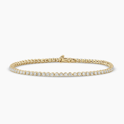 0.85 TCW Round Lab Grown Diamond Tennis Bracelet