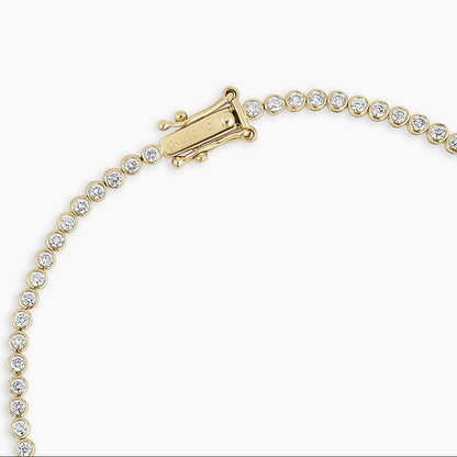 0.85 TCW Round Lab Grown Diamond Tennis Bracelet
