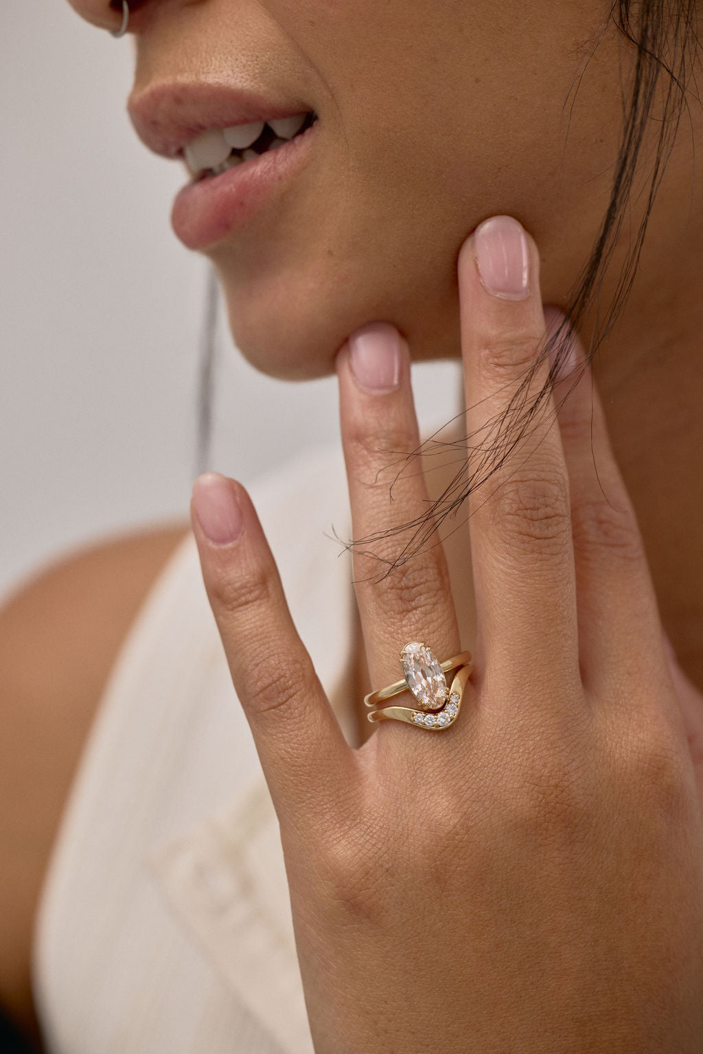 2 CT Round Halo & Pave Lab Grown Diamond Engagement Ring