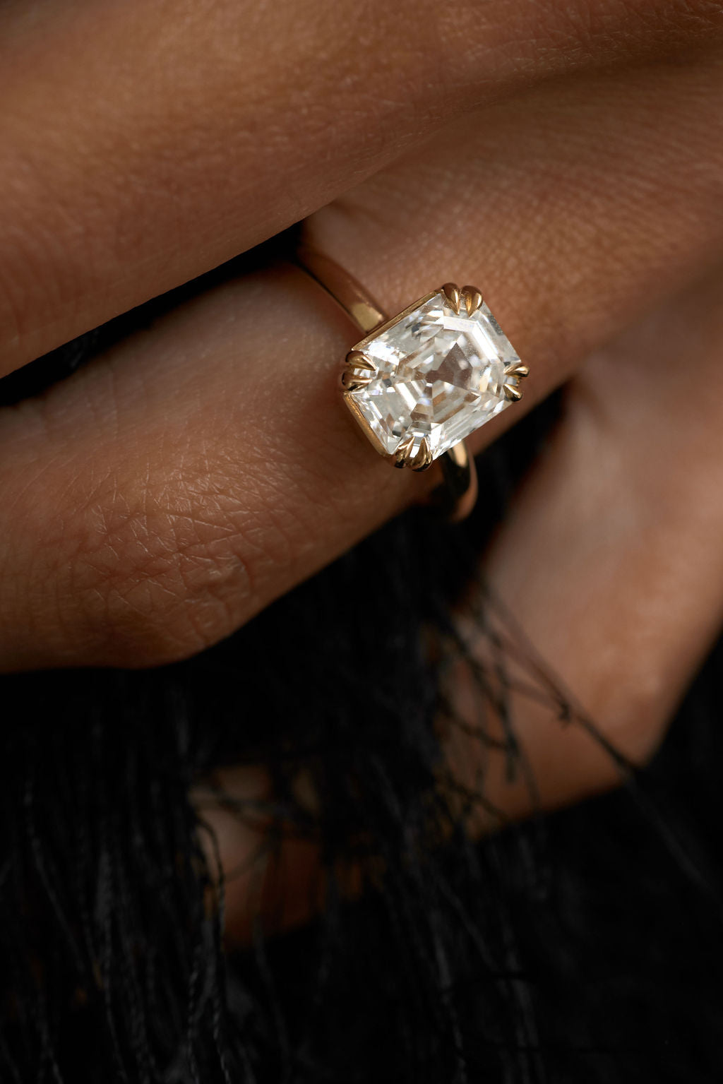 2 CT Round Halo & Pave Lab Grown Diamond Engagement Ring