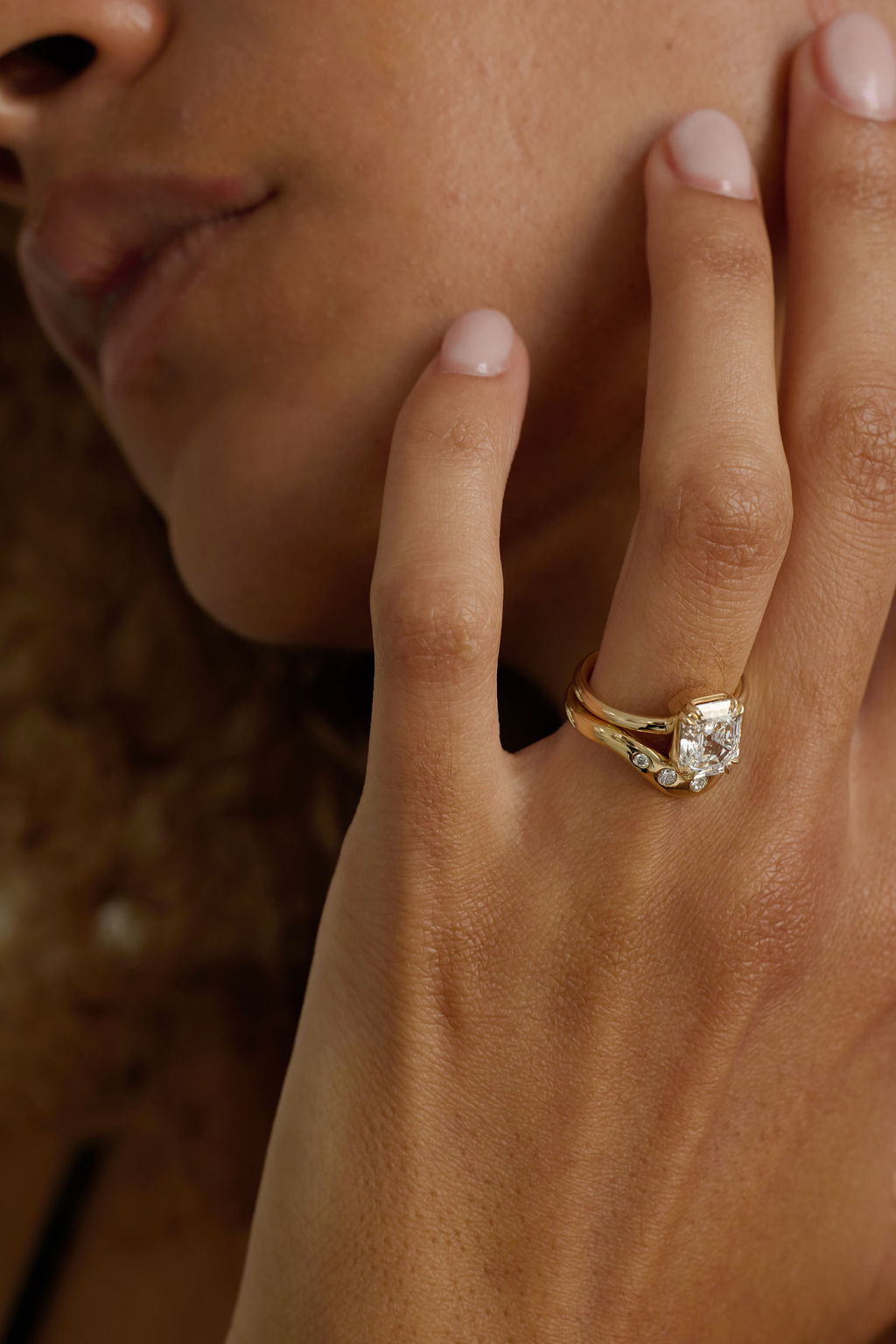 2 CT Round Halo & Pave Lab Grown Diamond Engagement Ring