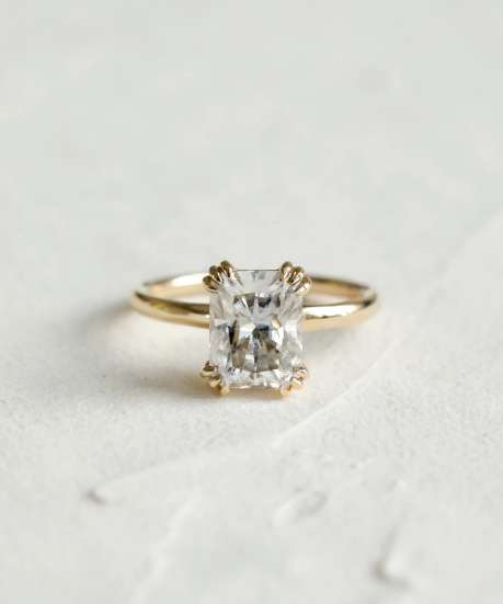 2 CT Round Halo & Pave Lab Grown Diamond Engagement Ring