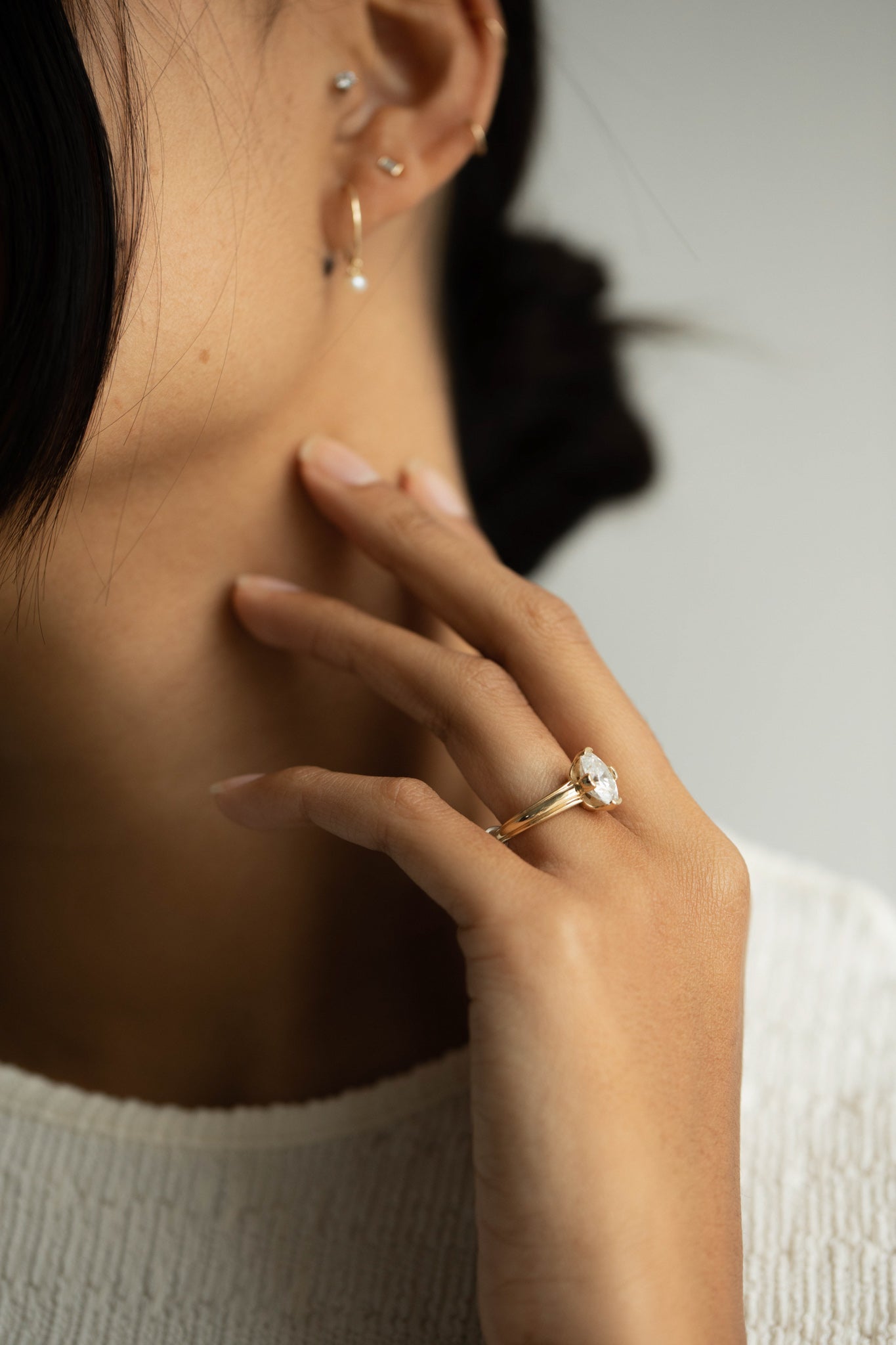 2 CT Round Halo & Pave Lab Grown Diamond Engagement Ring