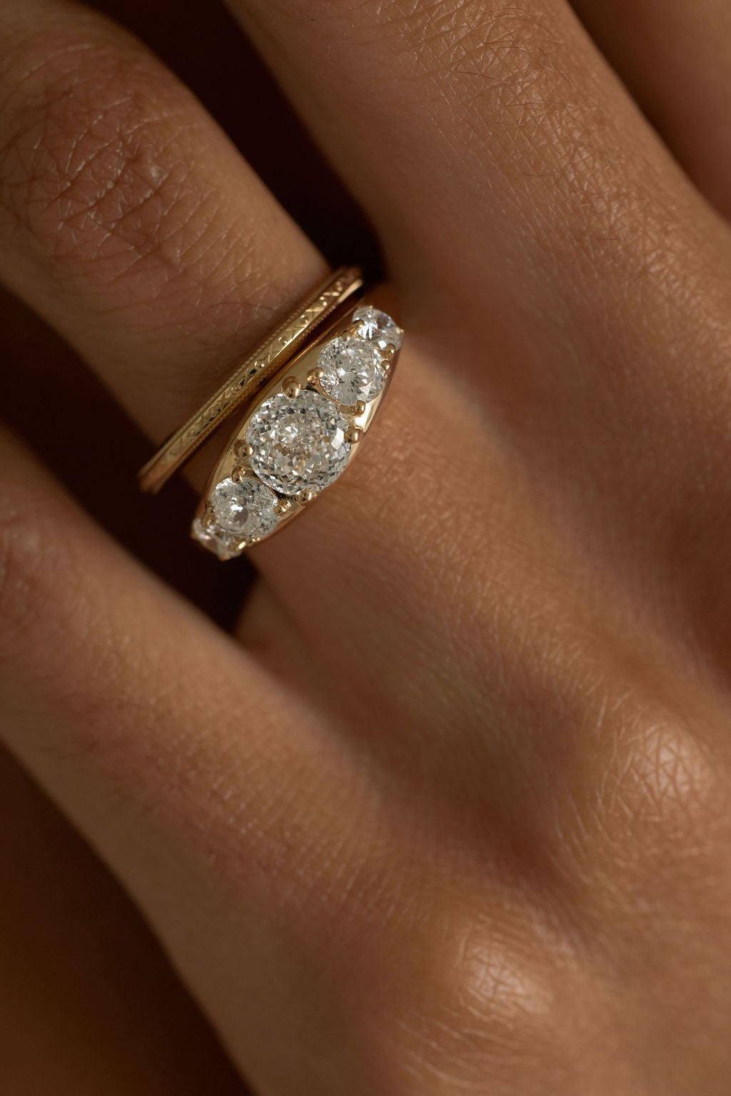 2 CT Round Halo & Pave Lab Grown Diamond Engagement Ring