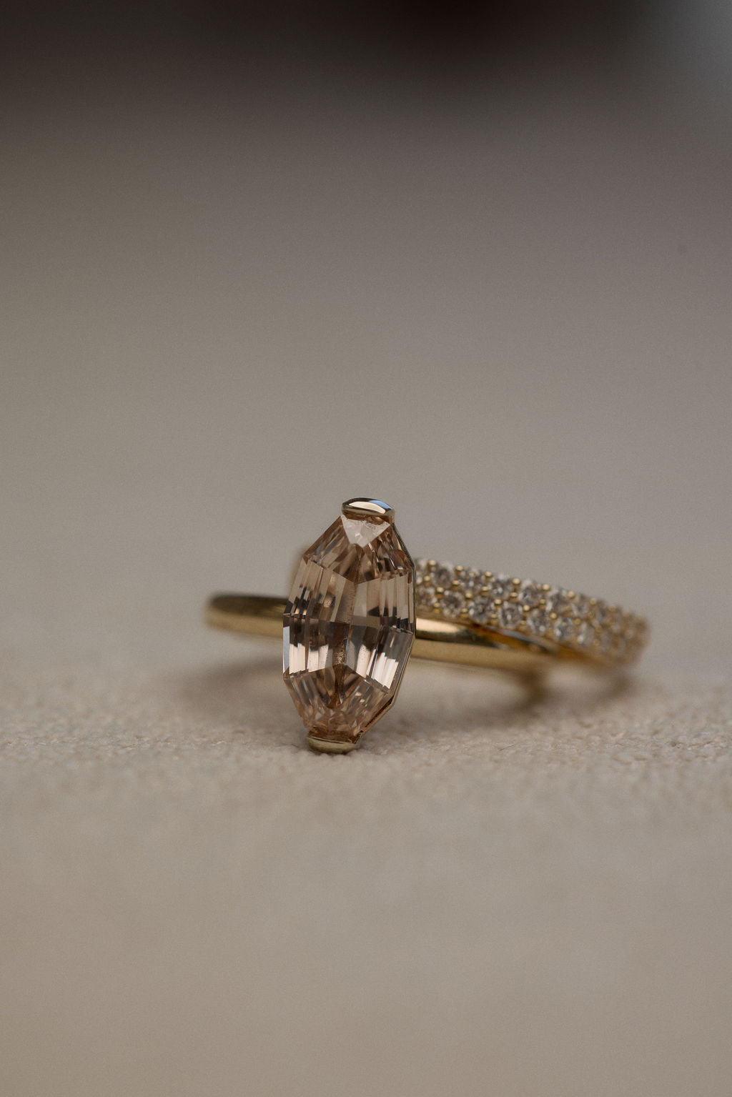 2 CT Round Halo & Pave Lab Grown Diamond Engagement Ring