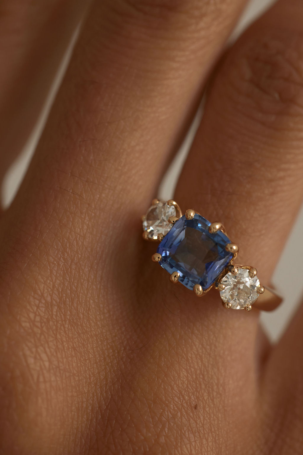 2 CT Round Halo & Pave Lab Grown Diamond Engagement Ring