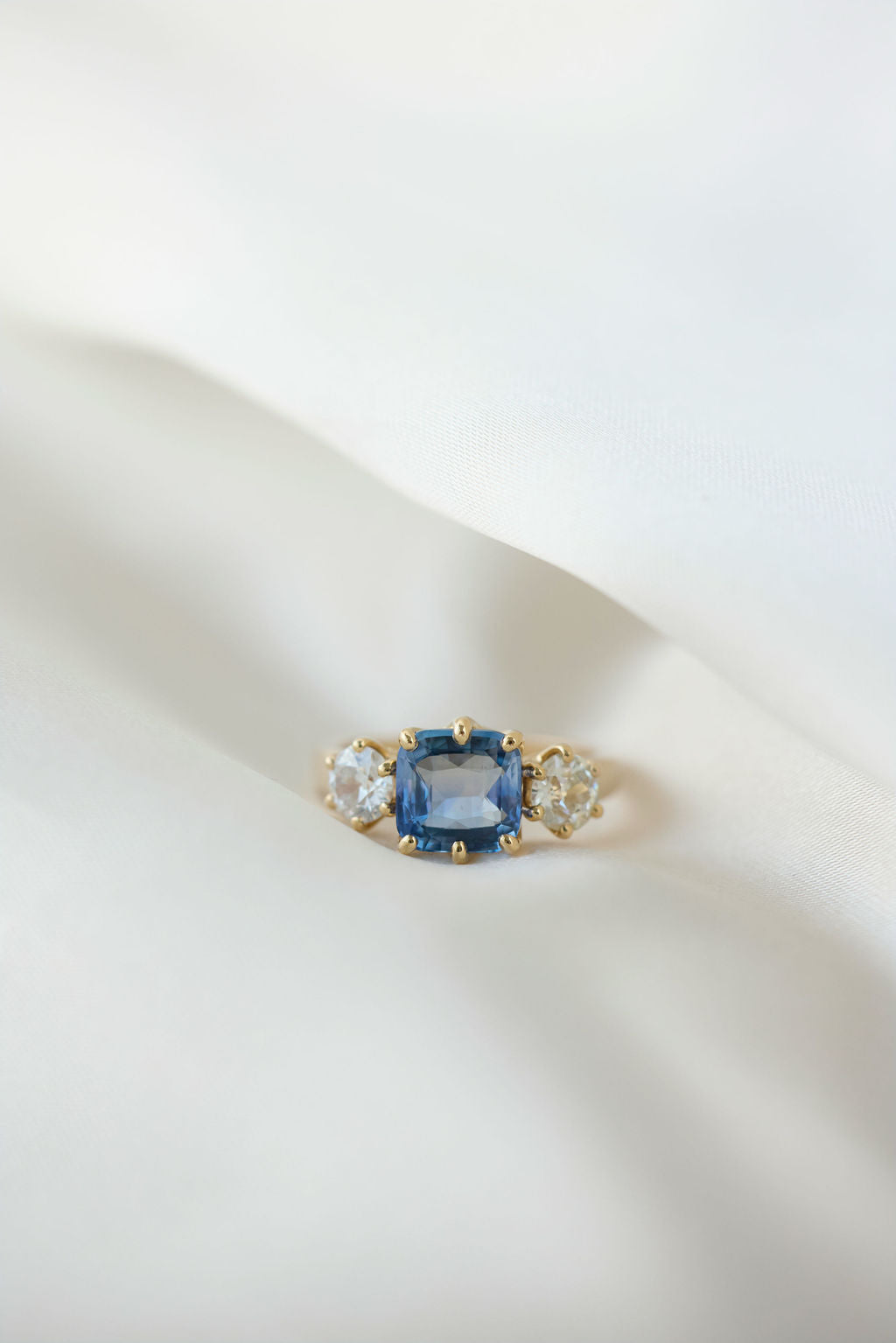 2 CT Round Halo & Pave Lab Grown Diamond Engagement Ring