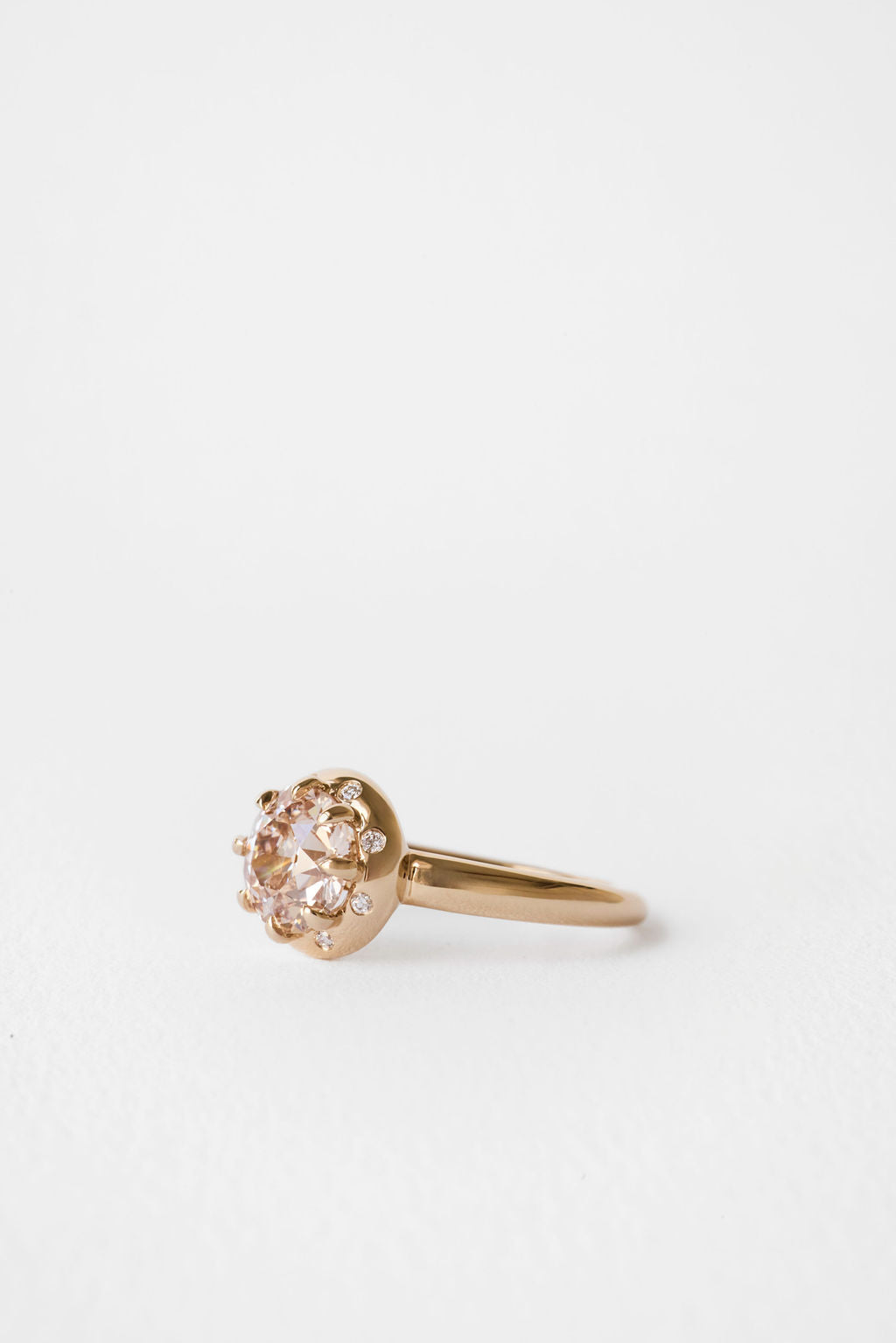 2 CT Round Halo & Pave Lab Grown Diamond Engagement Ring