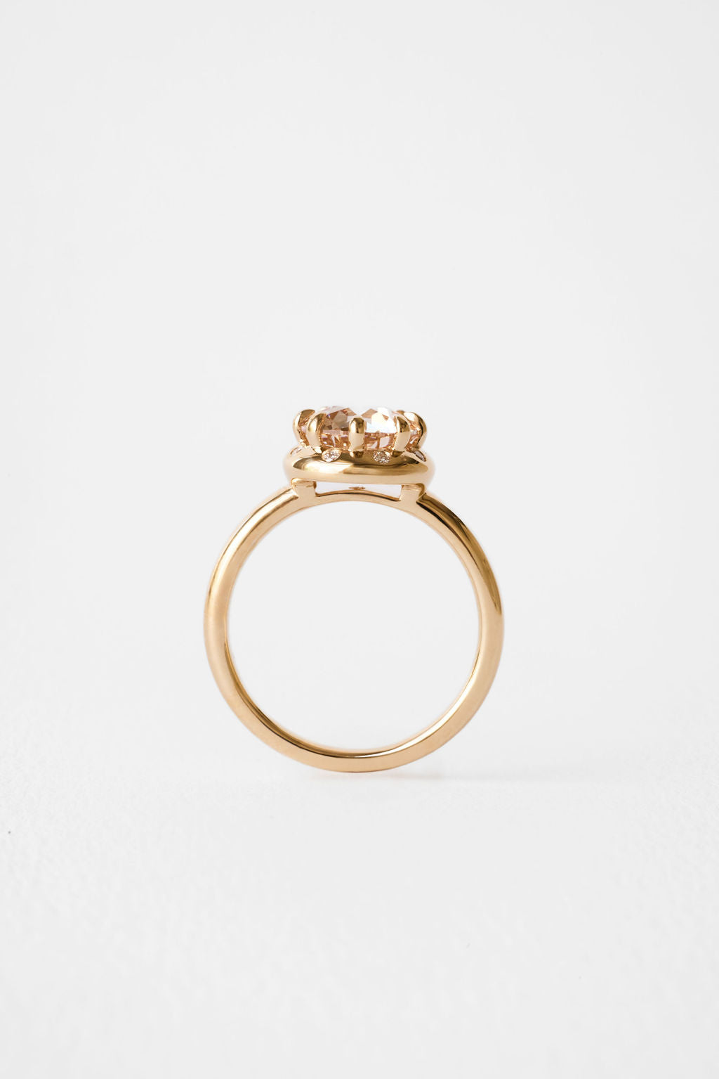 2 CT Round Halo & Pave Lab Grown Diamond Engagement Ring