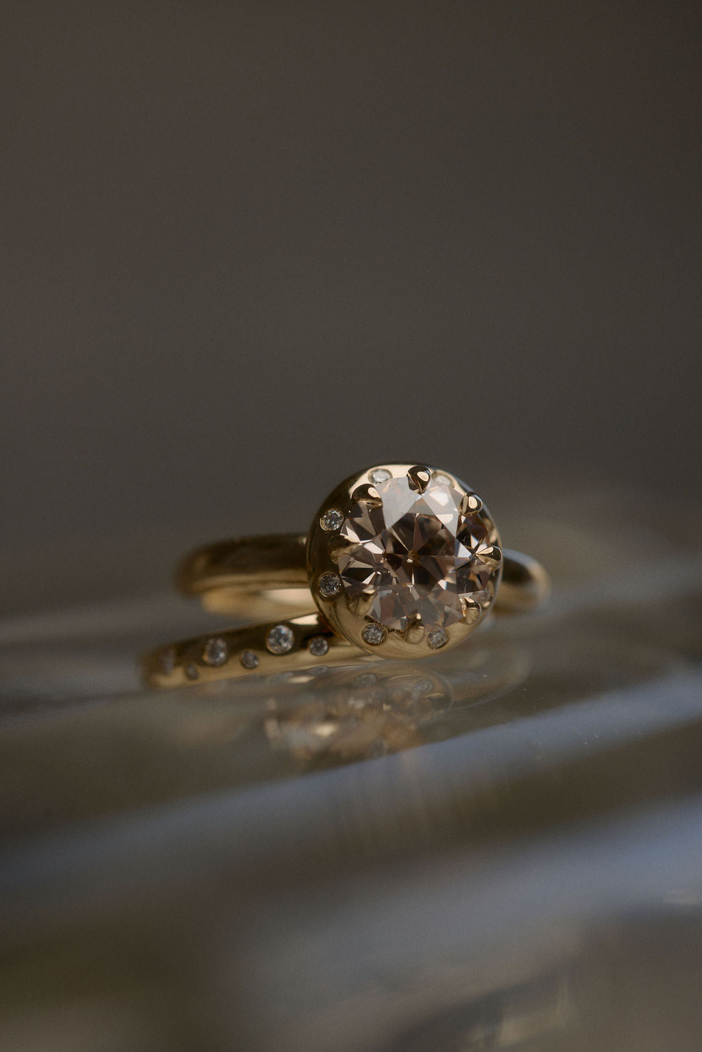 2 CT Round Halo & Pave Lab Grown Diamond Engagement Ring