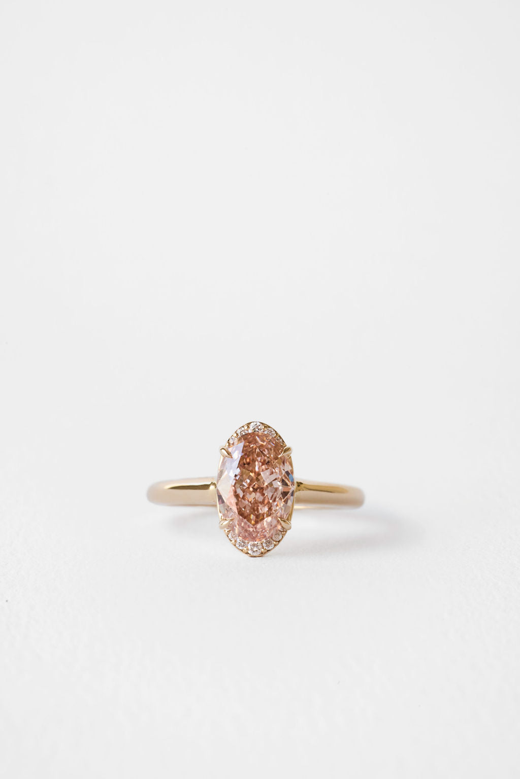 2 CT Round Halo & Pave Lab Grown Diamond Engagement Ring