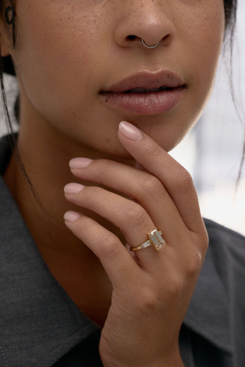2 CT Round Halo & Pave Lab Grown Diamond Engagement Ring