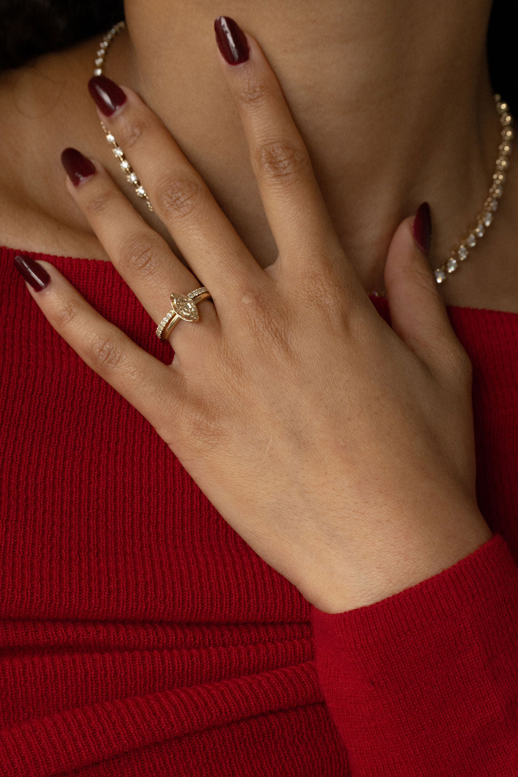 2 CT Round Halo & Pave Lab Grown Diamond Engagement Ring