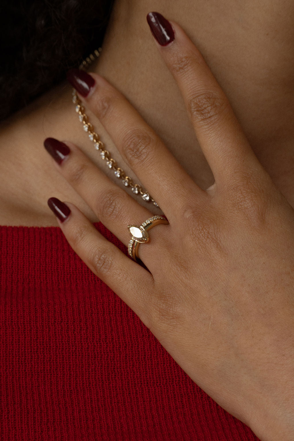 2 CT Round Halo & Pave Lab Grown Diamond Engagement Ring