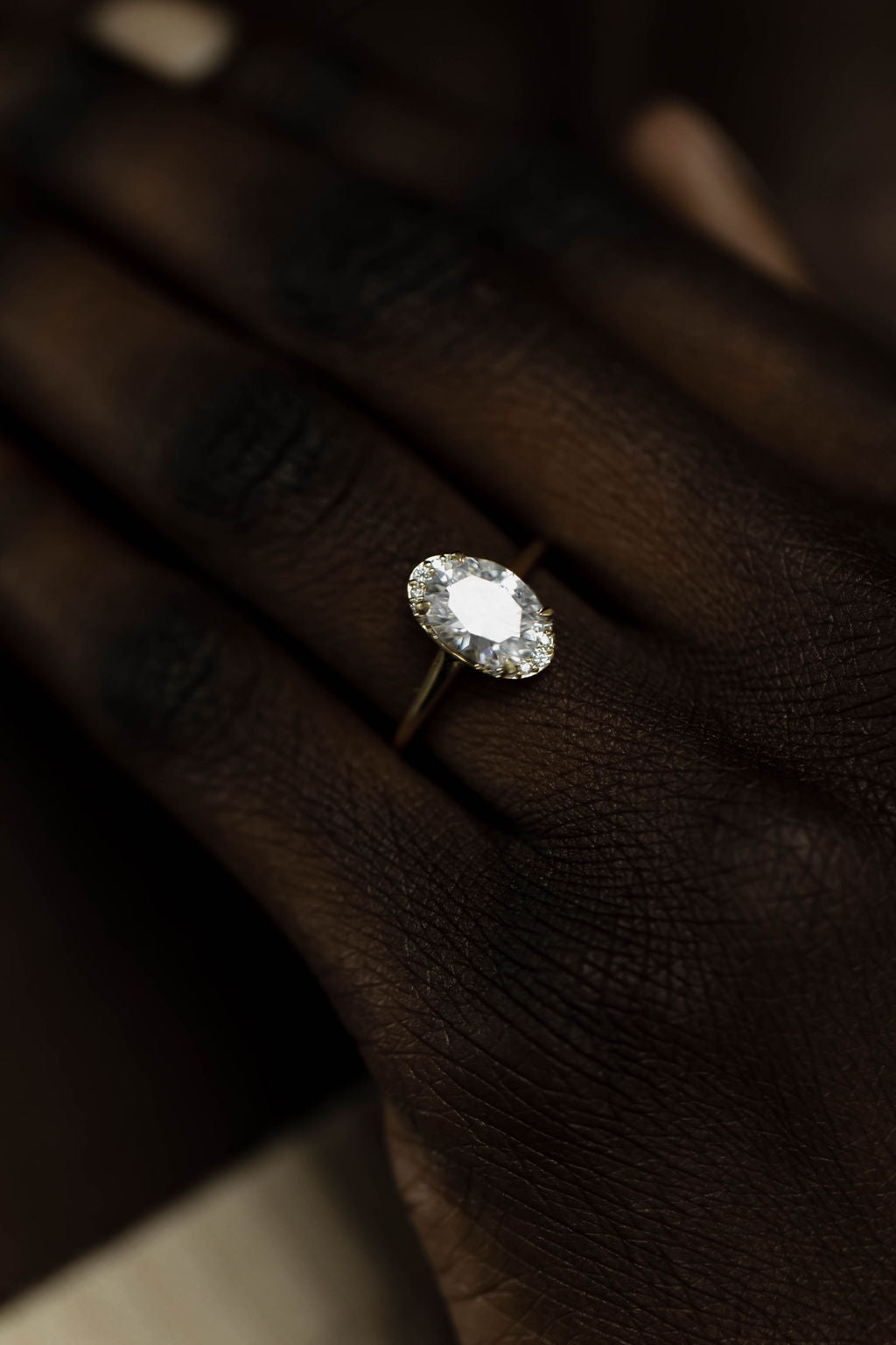 2 CT Round Halo & Pave Lab Grown Diamond Engagement Ring