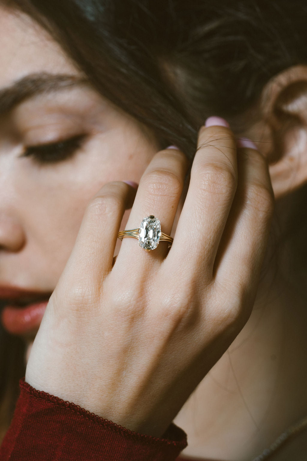 2 CT Round Halo & Pave Lab Grown Diamond Engagement Ring
