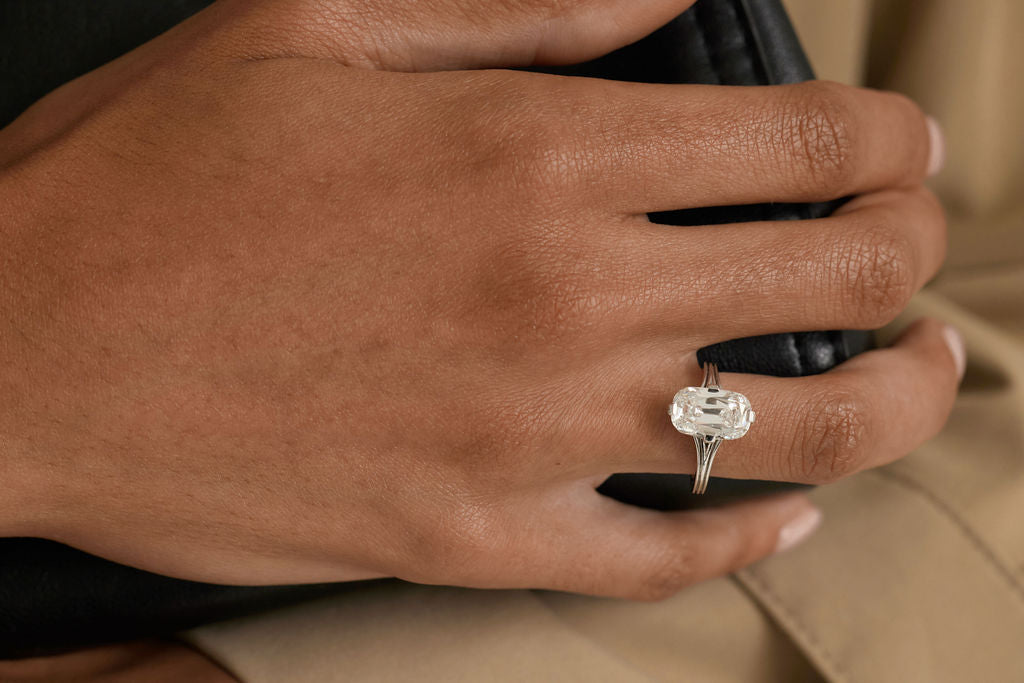 2 CT Round Halo & Pave Lab Grown Diamond Engagement Ring