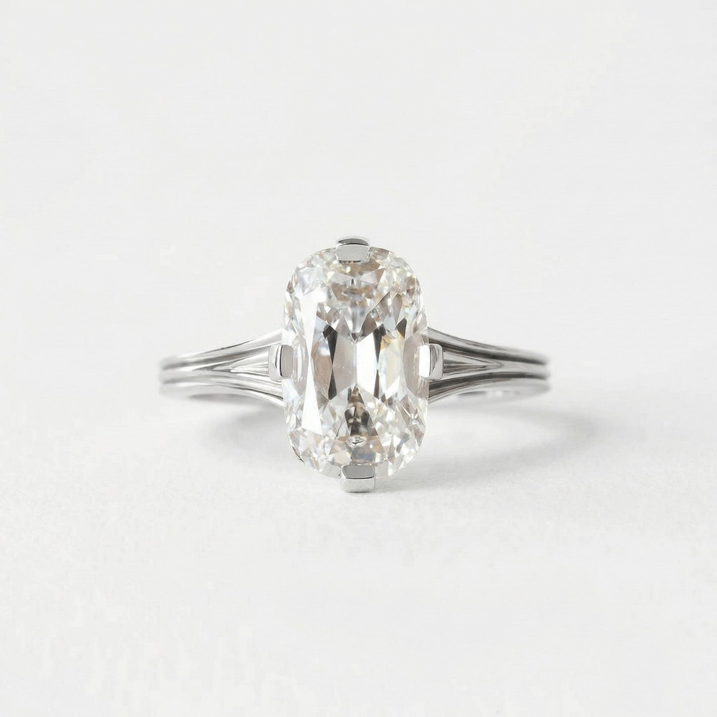 2 CT Round Halo & Pave Lab Grown Diamond Engagement Ring
